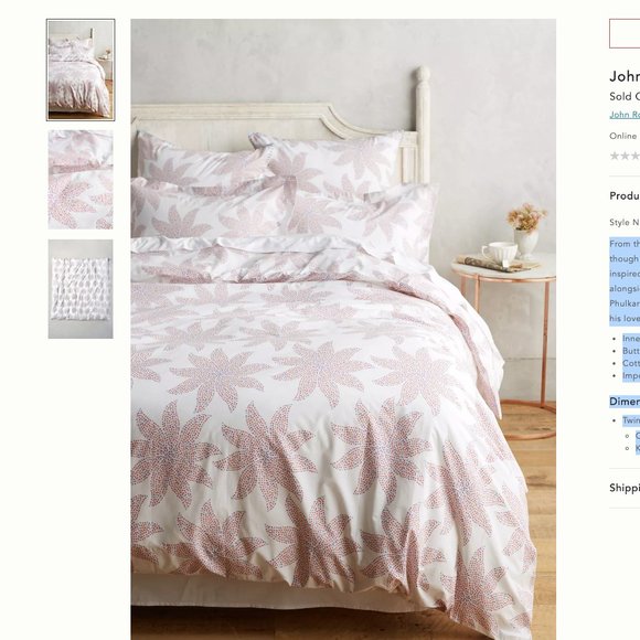 John Robshaw Lahuti Duvet Cover + 1 King sham! - Picture 5 of 9